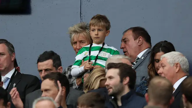 Rod and Aiden at Hampden Park in 2018