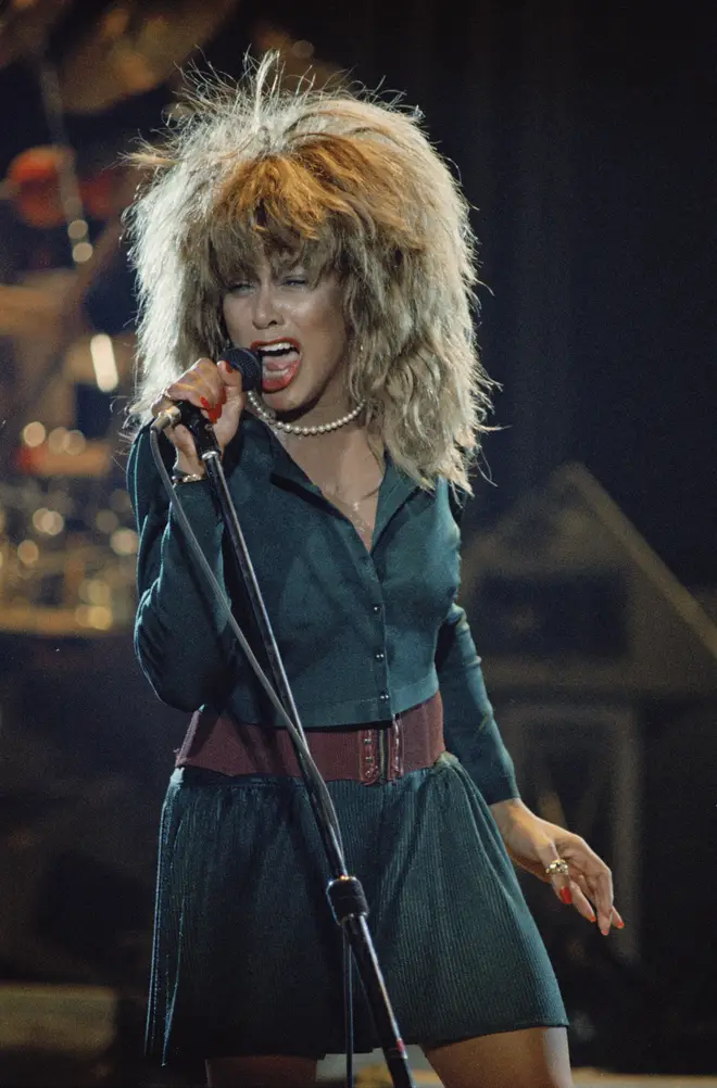 Her 1984 multi-platinum album Private Dancer was a big hit around the world, and she quickly became one of the best-selling artists of all time. Pictured at Wembley in 1987.