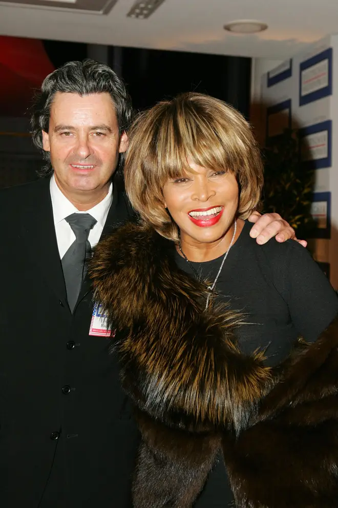 Tina Turner and husband Erwin Bach in 2005