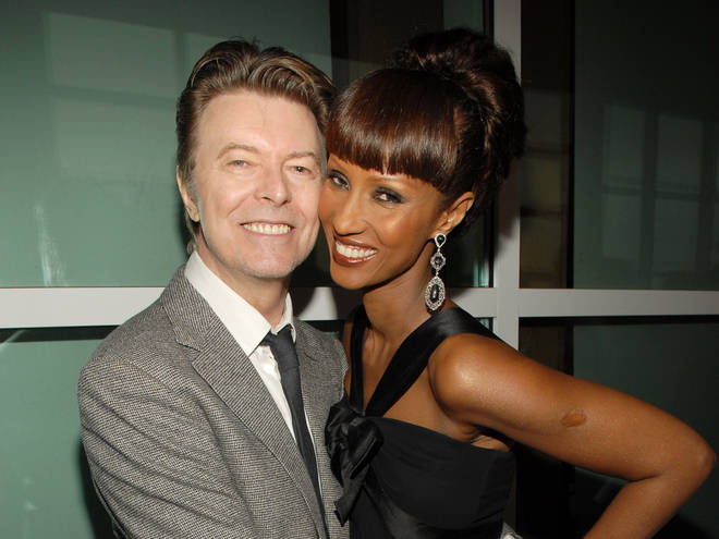 David Bowie and Iman in 2007
