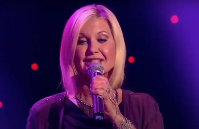 Footage of Olivia Newton-John singing was used for a special televised broadcast on Sunday (December 18).