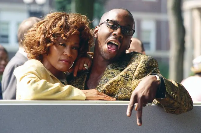 Whitney Houston is joined by her husband, singer Bobby Brown