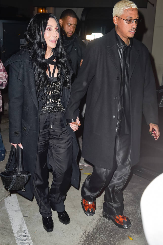 Cher with Alexander Edwards in November 2022