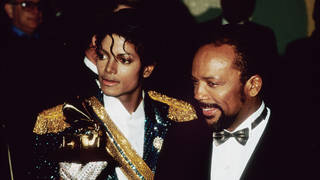Michael Jackson and Quincy Jones in 1984
