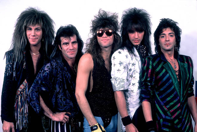 Bon Jovi in 1987 (Richie second from the right)