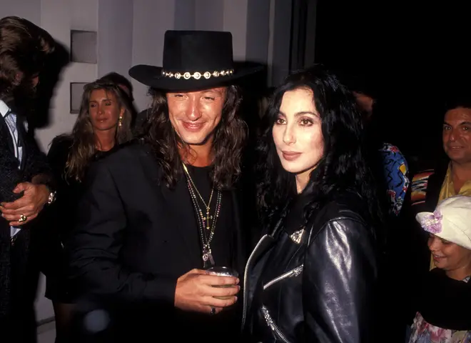 Richie Sambora with Cher in 1991