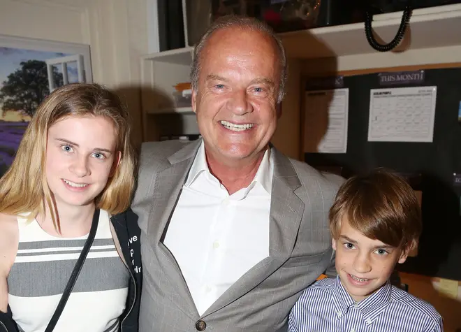 Kelsey with his children Mason and Jude in 2016. (Photo by Bruce Glikas/Bruce Glikas/FilmMagic)