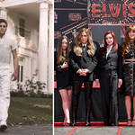 Elvis Presley at Graceland and Lisa Marie