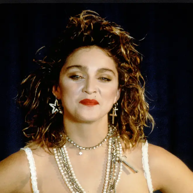 Madonna at the MTV Awards in 1984