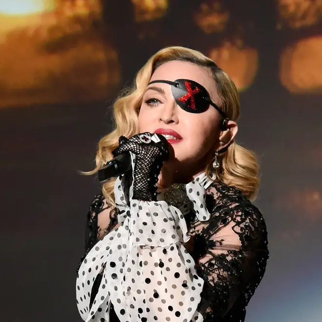 Madonna at the Billboard Music Awards in 2019