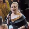 In footage released by a fan on YouTube, Adele can be seen performing in Vegas as part of her residency at The Colosseum at Caesars Palace when she stopped to check on her son, Angelo.