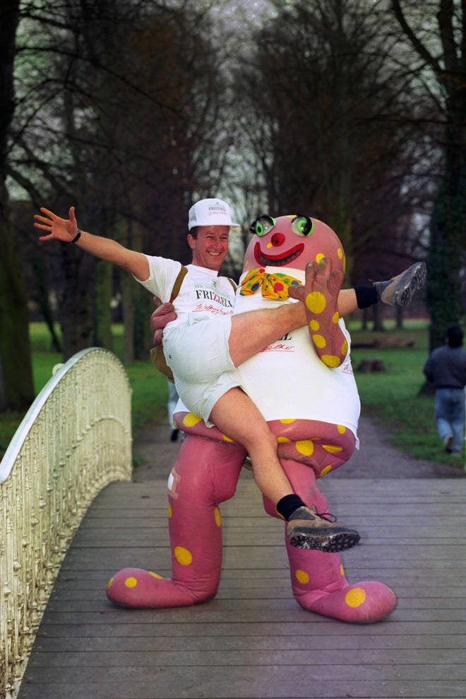 Mr Blobby became famous on the BBC TV show, Noel's House Party.