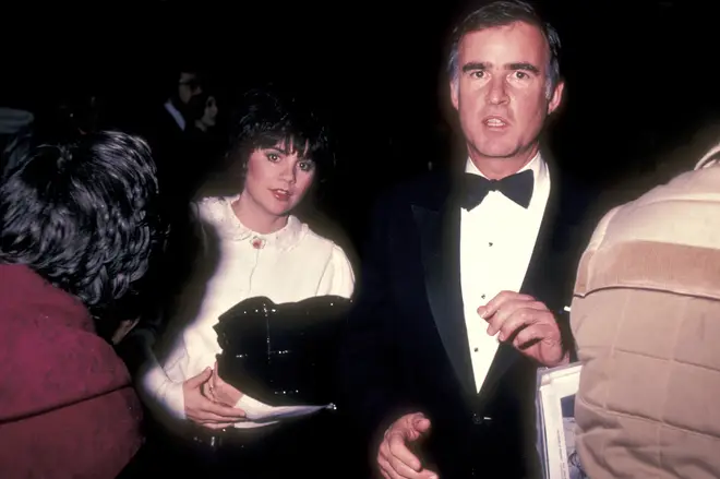 Linda Ronstadt and Governor Jerry Brown in 1983