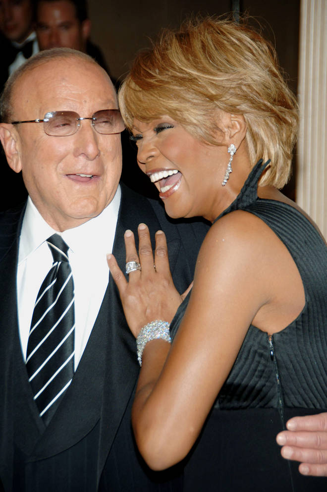 Whitney Houston and Clive Davis had a close relationship. The pair pictured in 2006