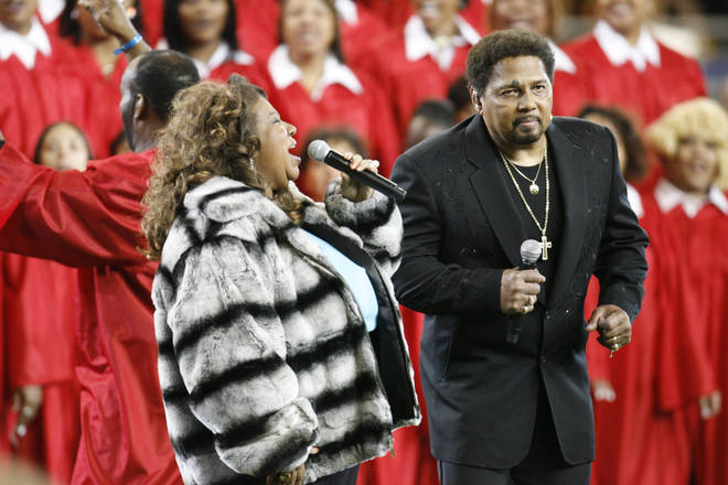 Aretha Franklin and Aaron Neville, Super Bowl XL