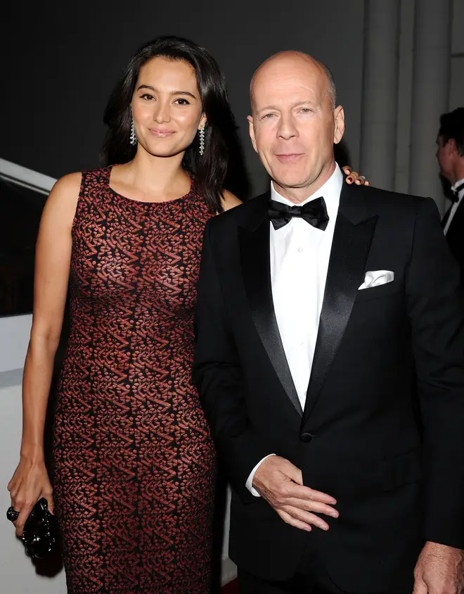 Bruce Willis pictured with wife Emma Hemming in 2011
