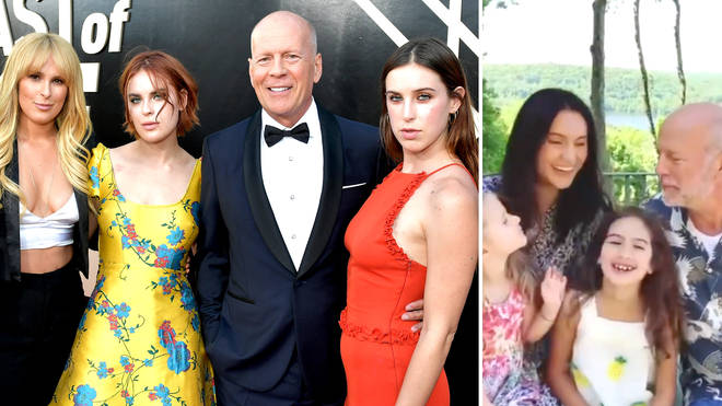 Bruce Willis and his family