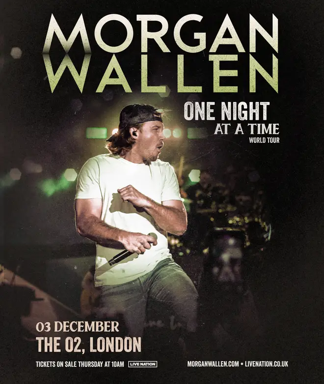 Morgan Wallen UK tour London tickets