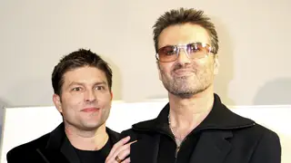 George Michael and Kenny Goss in 2005