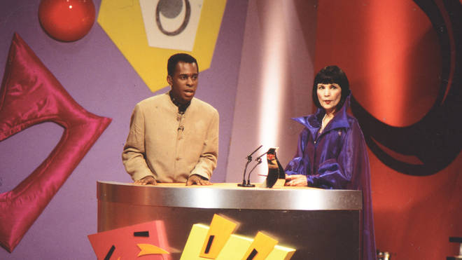 Andi Peters and Mystic Meg do Comic Relief in 1995