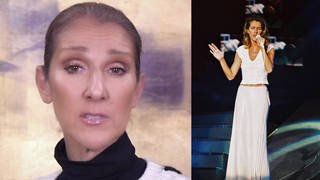 Celine Dion returned to social media in a new video for International Women's Day (pictured left)