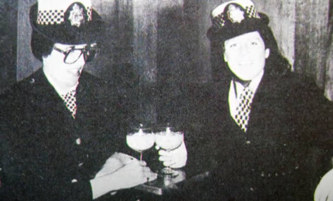 The royal pair decided to dress up as police officers for the bash (pictured), yet quickly found themselves in hot water for their costumes.