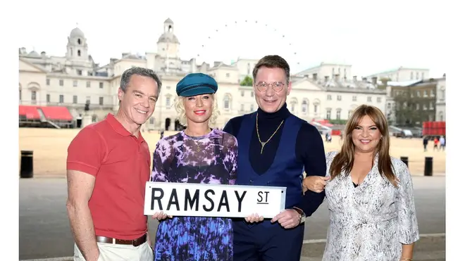 Denise Van Outen and Richard Arnold in Neighbours