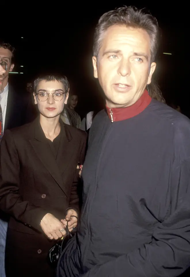 Peter Gabriel attended the 1993 MTV Music Video Awards together. (Photo by Ron Galella/Ron Galella Collection via Getty Images)