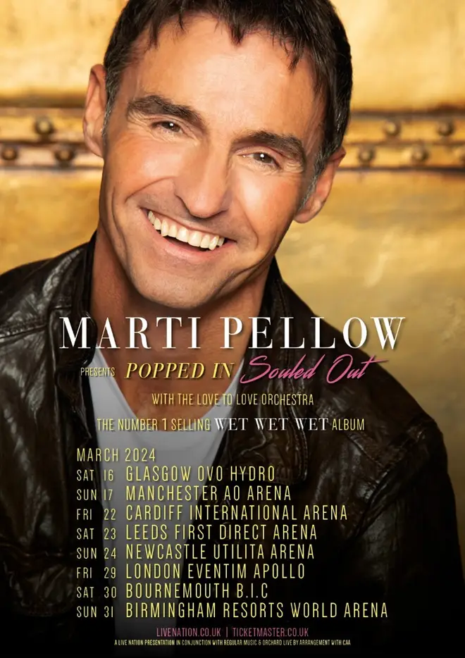 Marti Pellow - Popped In Souled Out tour dates