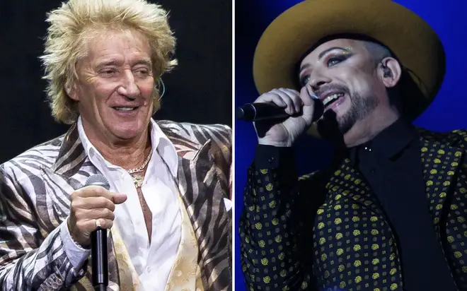 Rod Stewart is hitting the road with "dear friend" Boy George and Culture Club.