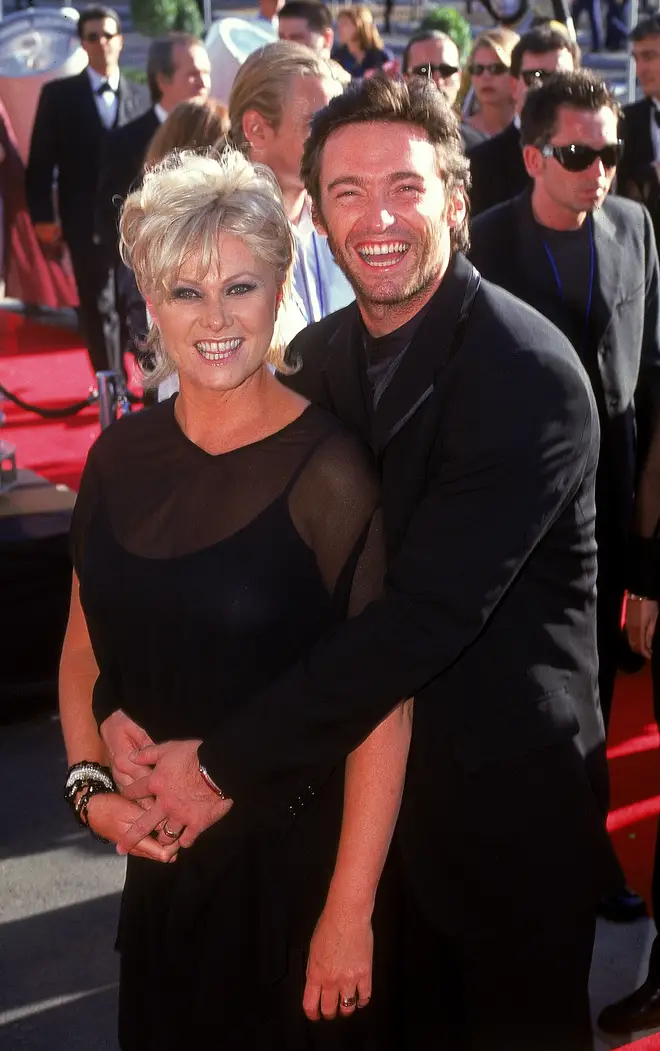 Hugh and wife Deborra-Lee in 1999