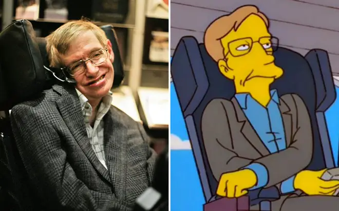 Stephen Hawking lent his voice to The Simpsons four times.