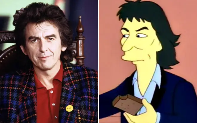 George Harrison was the second Beatle to appear on The Simpsons.