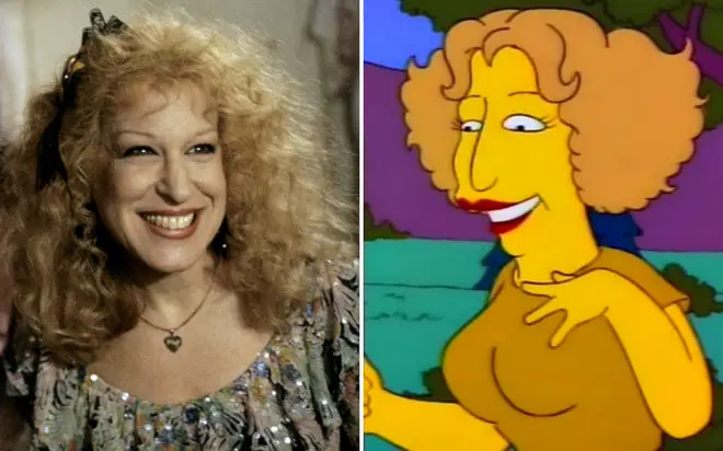 In The Simpsons, Bette Midler holds a grudge against litterers.