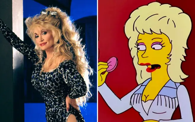 Dolly Parton is her typically charismatic self in The Simpsons.