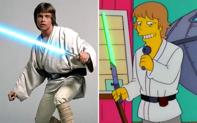 Mark Hamill played himself, or was it Luke Skywalker?