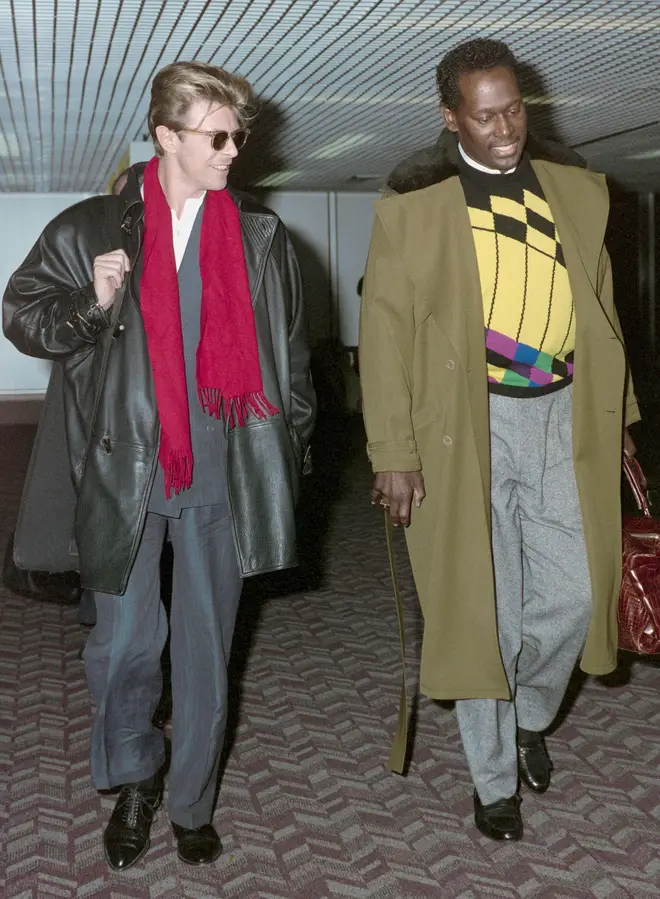 David and Luther remained great friends throughout their lives, pictured here in 1990.