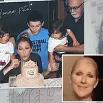 In a beautiful video released by the singer's team, Celine can be seen blowing out candles while surrounded by her children and late husband René Angélil.