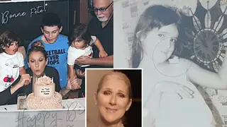 In a beautiful video released by the singer's team, Celine can be seen blowing out candles while surrounded by her children and late husband René Angélil.