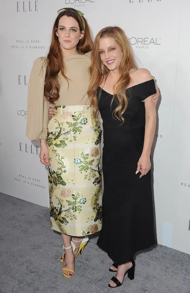 Linda then went on to highlight the similarities between Lisa Marie and her daughter Riley Keough, who is currently starring in the wildly successful TV series, Daisy Jones & The Six (the pair pictured in 2017)