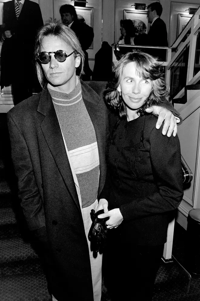 Sting and Trudie together in 1984. (Photo by Dave Hogan)