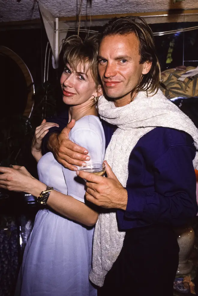 Sting and Trudie first met in 1982. (Photo by GARCIA/Gamma-Rapho via Getty Images)