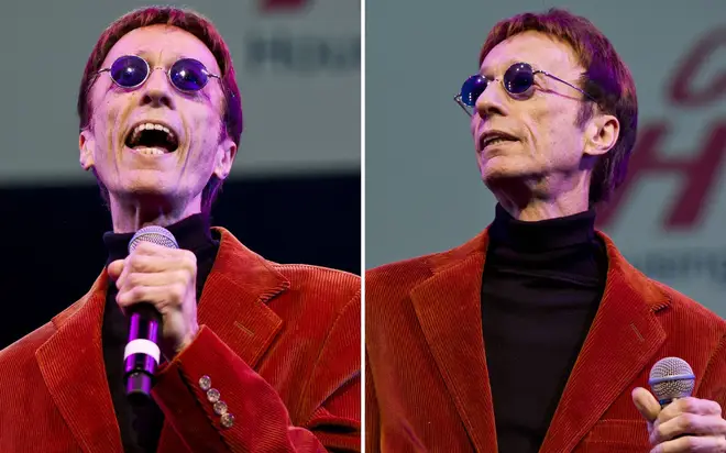 Despite battling two types of cancer, Robin Gibb would put his all into his final performance.