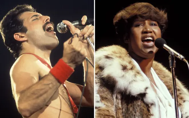 Freddie Mercury was a huge admirer of the Queen Of Soul.