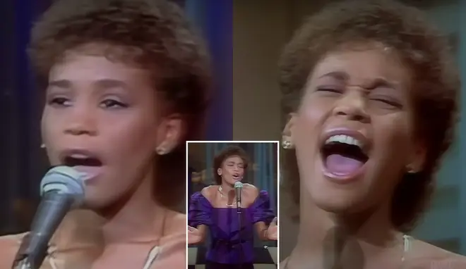 Clive Davis offered Whitney a worldwide record deal with Arista Records in February 1983, and two months later in April the teenager found herself performing on one of the most popular TV shows in the country.