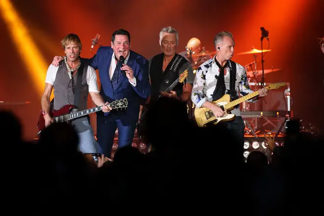 After topping the charts in the 1980's, Spandau Ballet reunited in 2015 and took America by storm (pictured in Singapore in 2015)