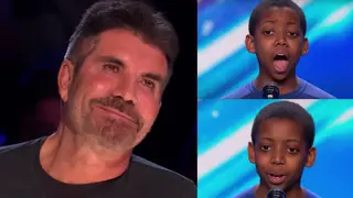 Simon Cowell was brought to tears by a London teenager during Sunday night's (April 16) episode of Britain's Got Talent.