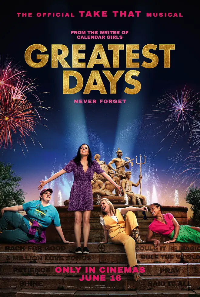 Greatest Days is set for nationwide release on Friday 16th June.