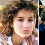 Jennifer Grey (left) guest-starred on an episode of 'Friends' in 1995 (right)