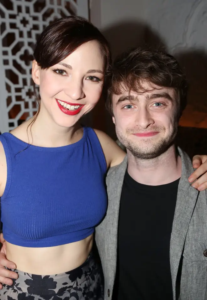 Erin Darke and Daniel Radcliffe in 2015